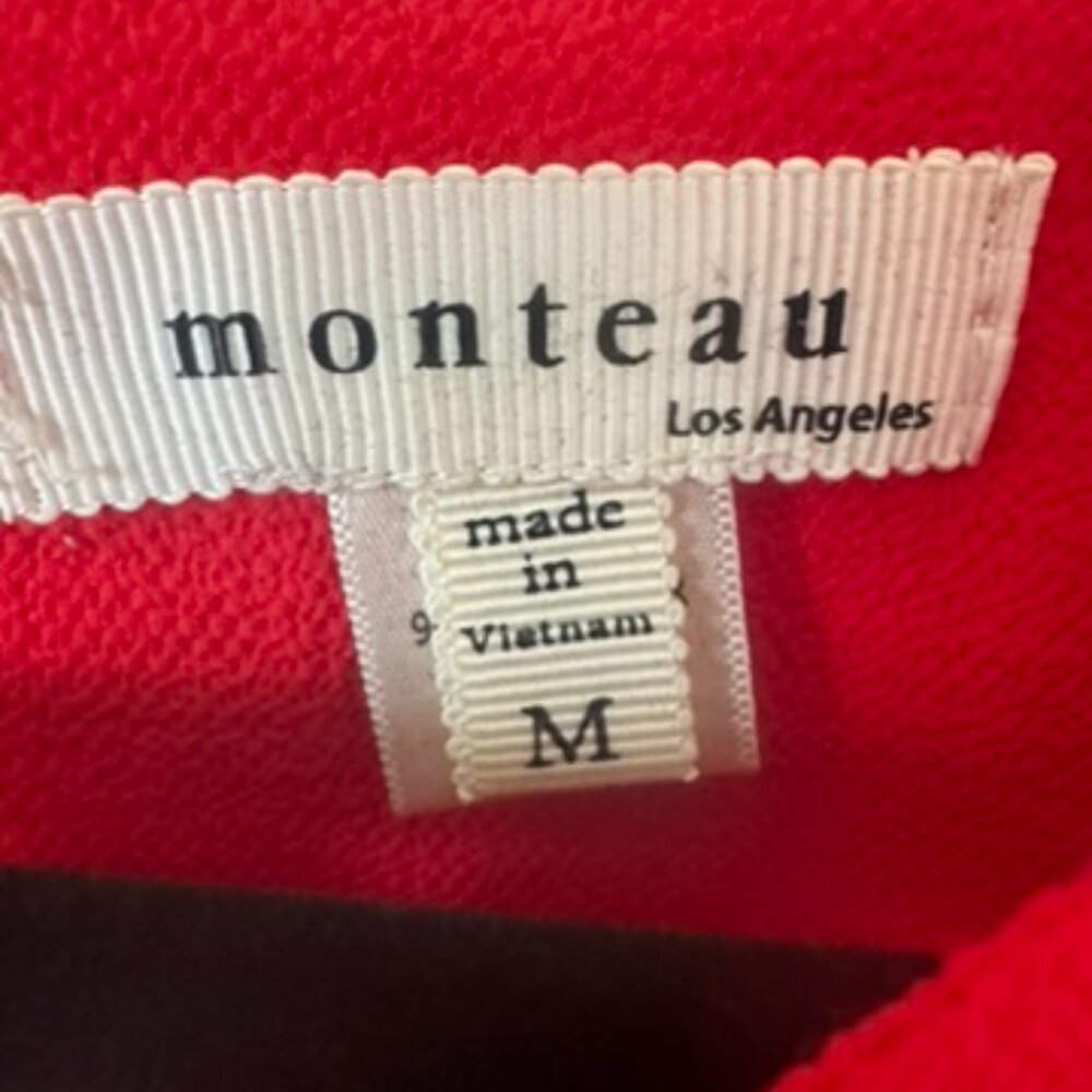 Cap Sleeve Red Blouse - Picture 3 of 4